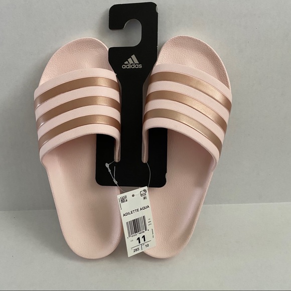 Adilette Aqua Slides Pink Tint Flash 
